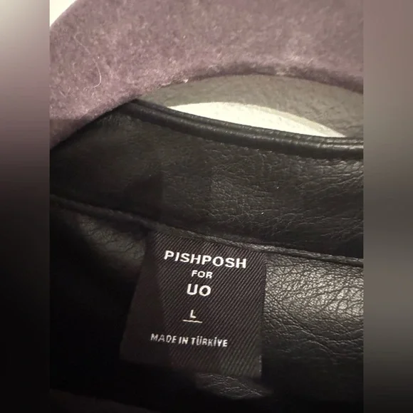 PISHPOSH UO Exclusive Moto Jacket size Large - Picture 5 of 5